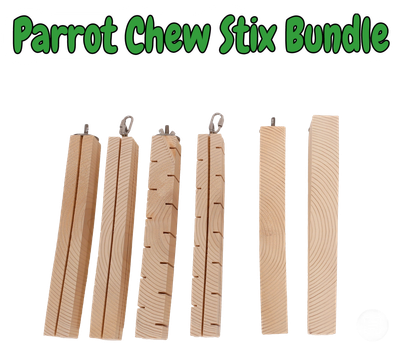 Chew Stix Assortment Set of 6 by the Parrot Wizard
