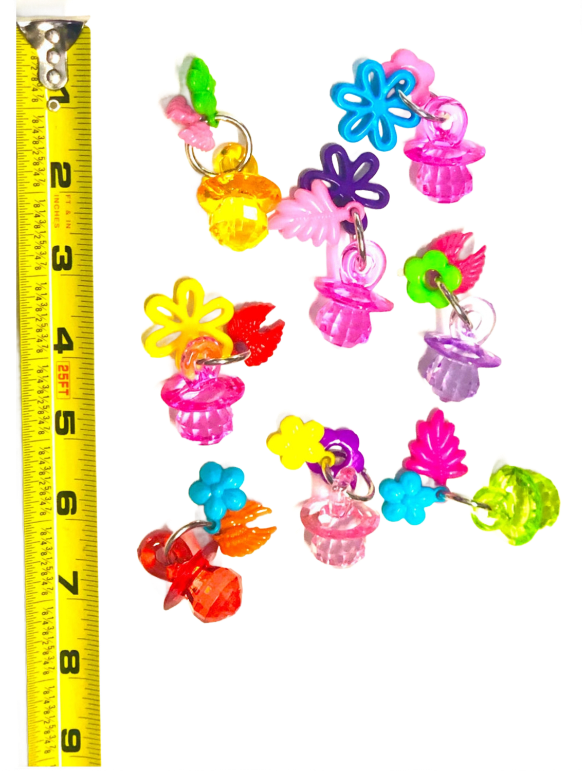 Rainbow Pacifier Foot Toy by PDS Parrot Toys