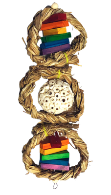 Cirque Bird Toy by PDS Parrot Toys
