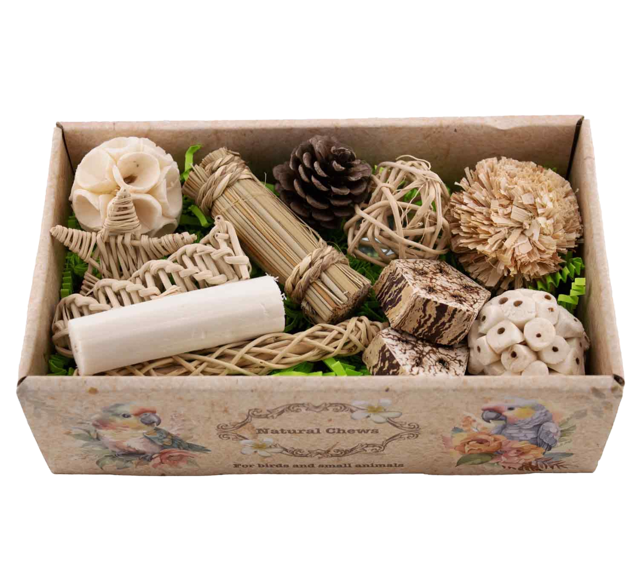 Birdie Bites in a cardboard gift box 12 Pack by Super Bird Creations