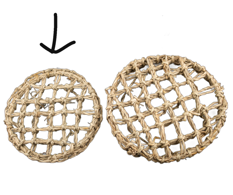 12 cm - 4.75 inch Round Seagrass Mat