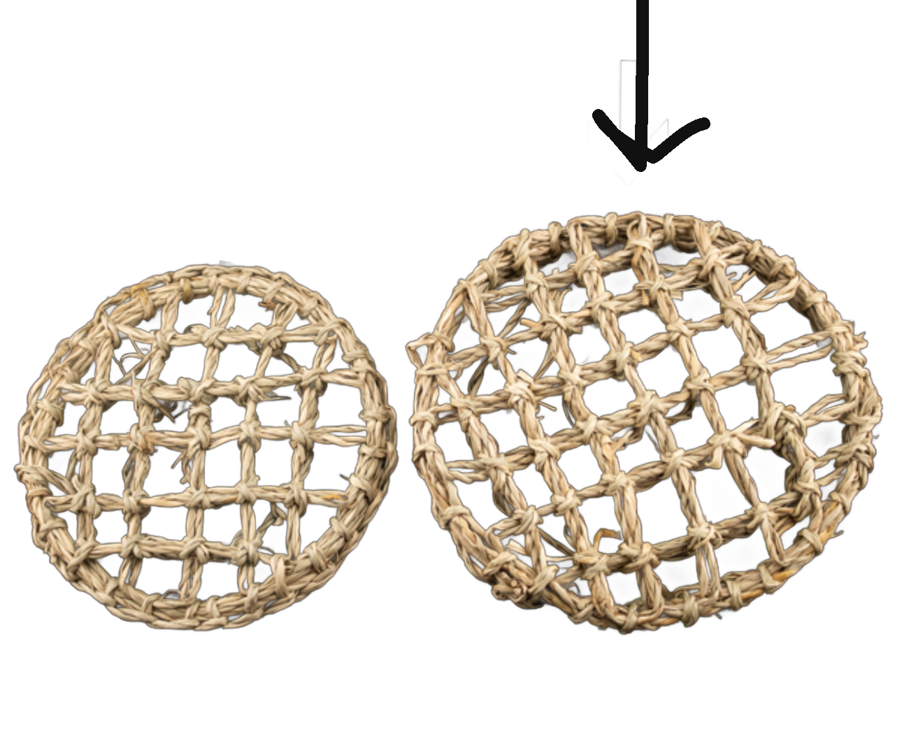 16 cm - 6 inch Round Seagrass Mat