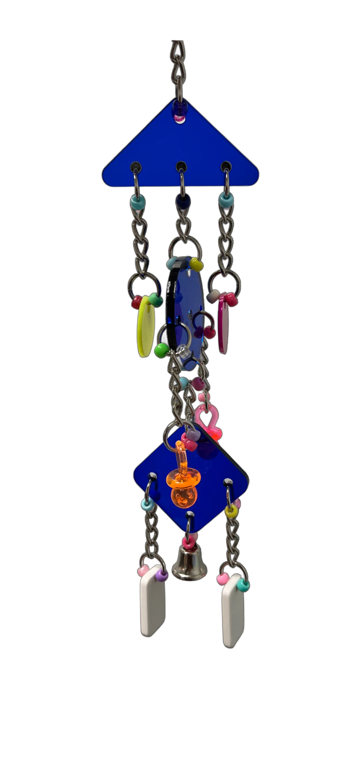 Tri Shape Acrylic Toy by Epic Bird Toys