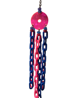 Chain Delight Medium Acrylic Hanging Toy by Epic Bird Toys