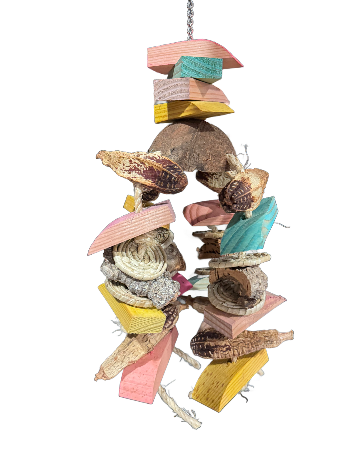 Nuts for Pastel Hanging Toy - by Feathered Addictions