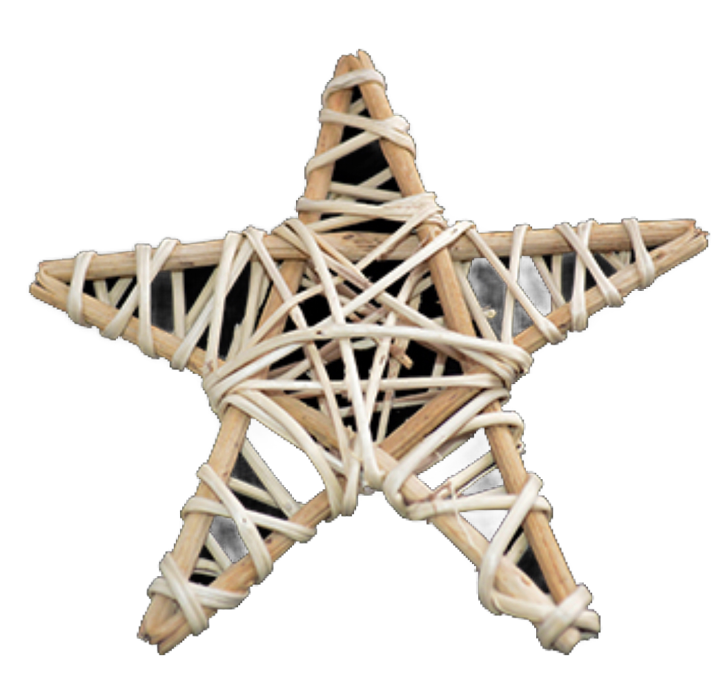 Large Vine Stars - 6 Pack