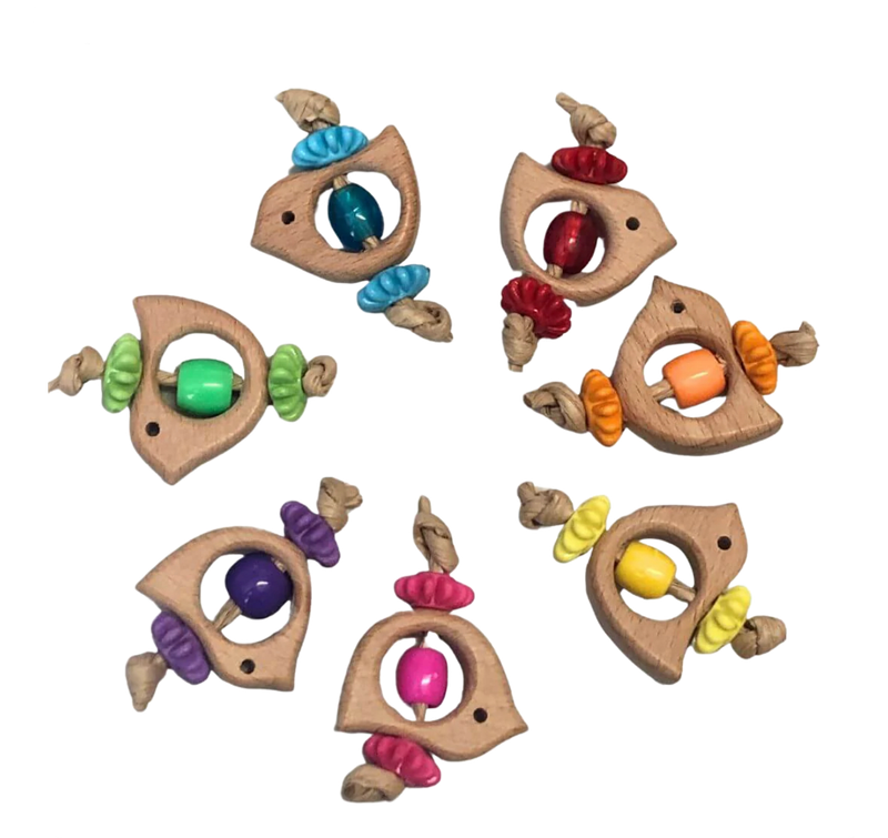 Birdie Foot Toy by PDS Parrot Toys