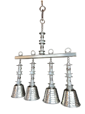Musical Bells without beads - Stainless Steel - Hand made in the USA