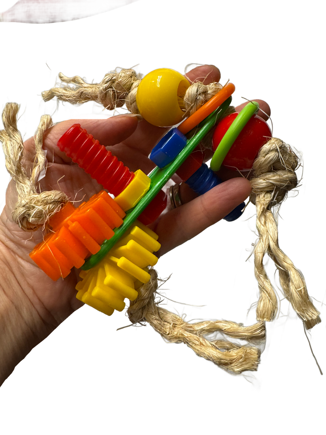 XL Nuts and Bolts Puzzler Perfect for Cockatoos and Parrots who like to manipulate puzzles by The Best Bird Toys