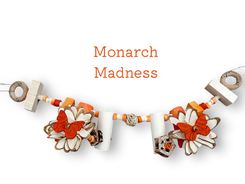 Monarch Madness Banner by Peter Piper Parrots