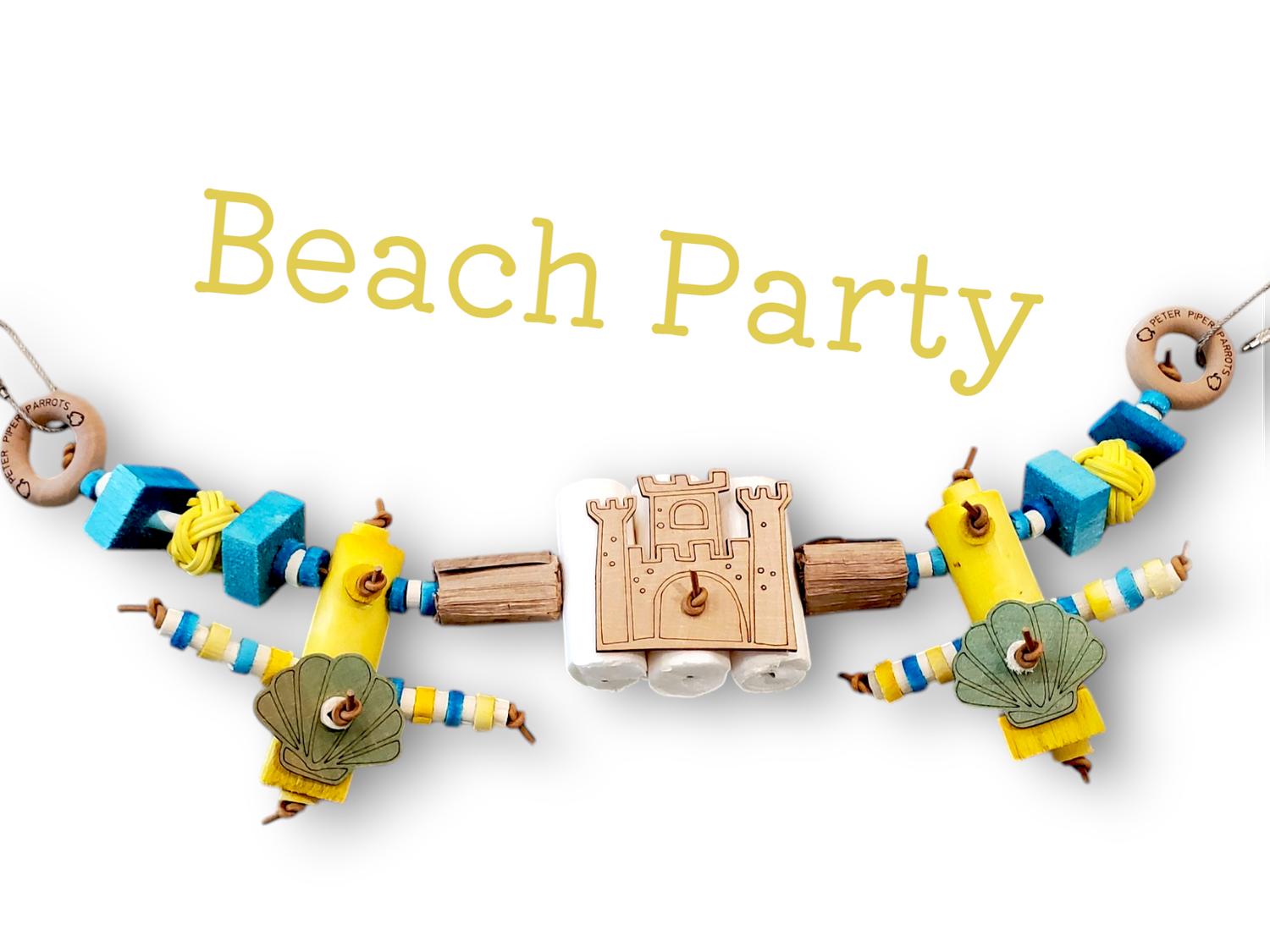Beach Party Banner by Peter Piper Parrots