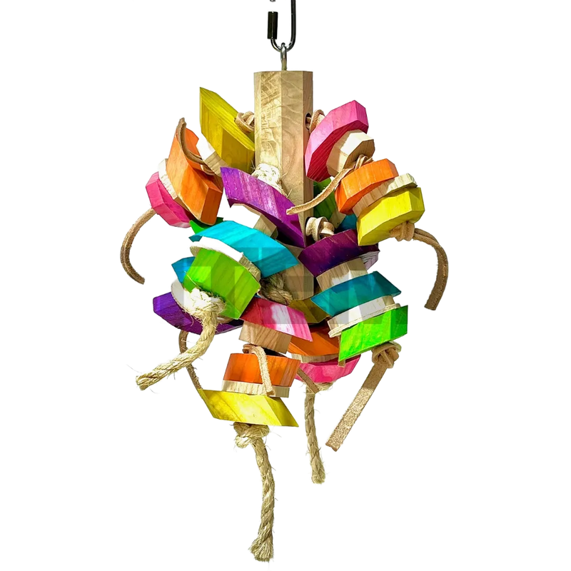 Piaui Hanging Hard Ash Toy by Bite Me Birdie