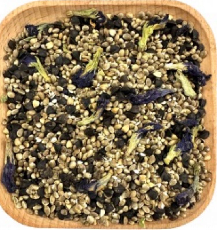 2 oz Try Me Size Super Seed Complete Protein Seed Blend for all Size Birds by China Prairie