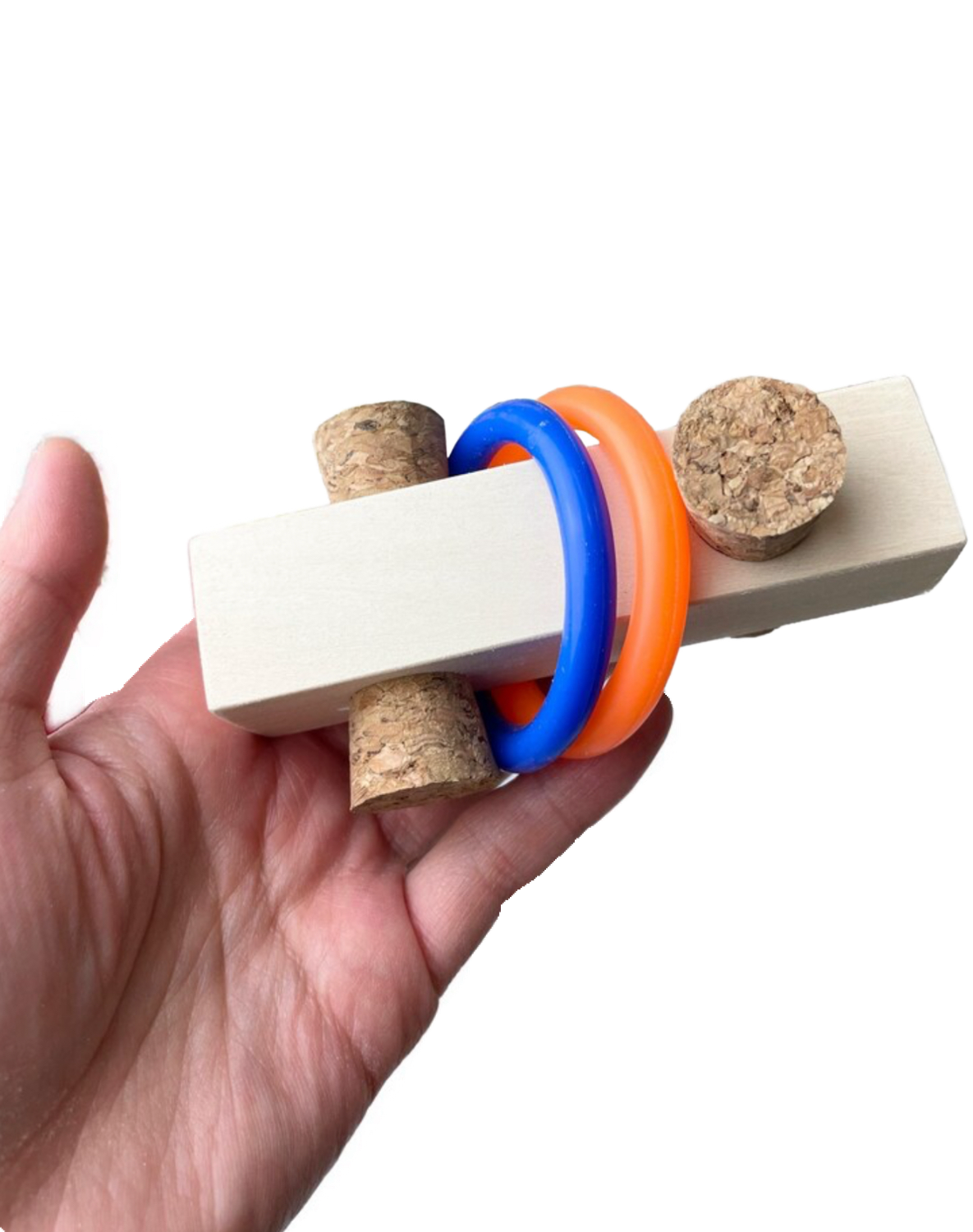 Ring Puzzler Foot Toy for Medium and Large Birds by Pirate&#39;s Beak