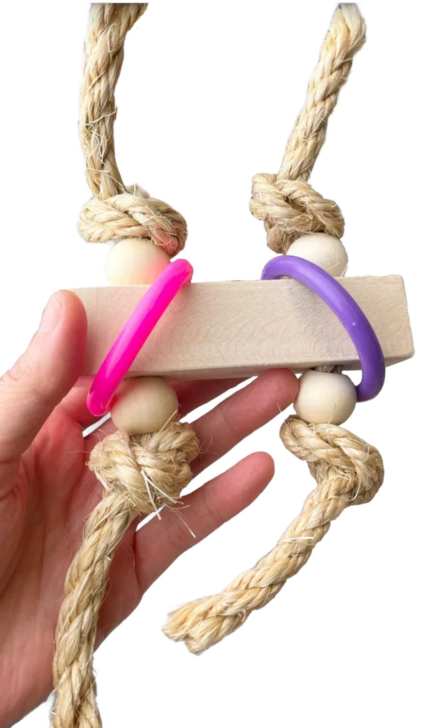 Ropey Chomper Foot Toy for Medium and Large Birds by Pirate&#39;s Beak