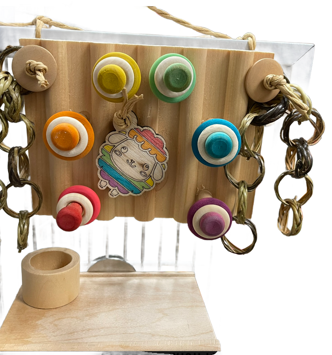 No Boundaries Peg Pulley Board  by Feathered Addictions