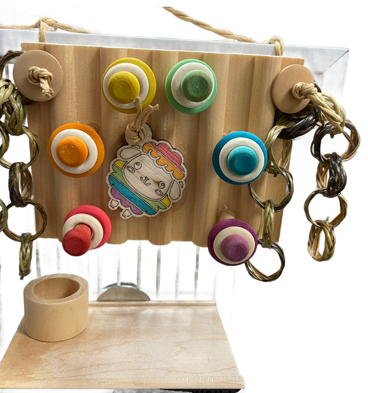 No Boundaries Peg Pulley Board  by Feathered Addictions