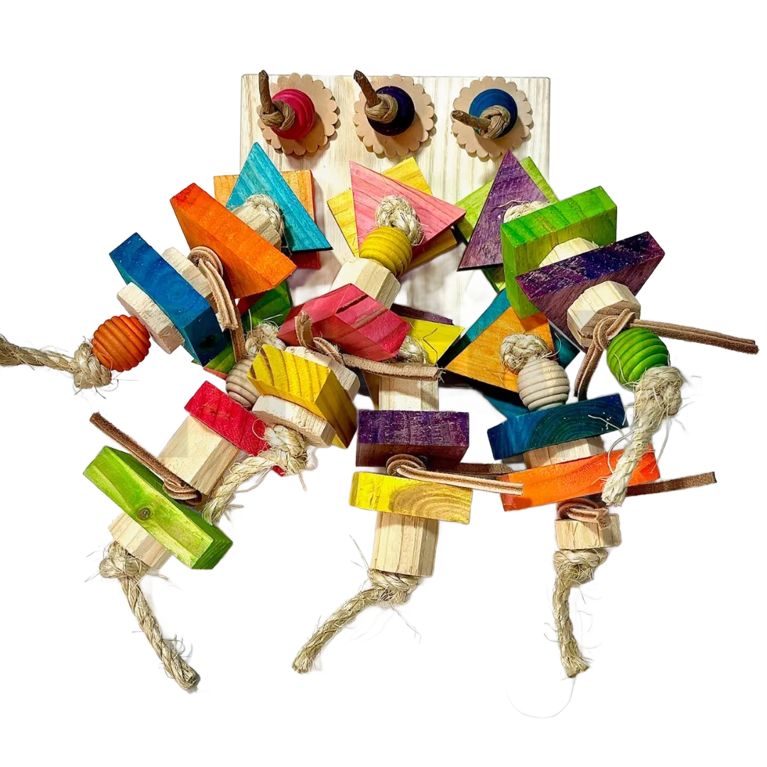 Paisley Medium Cage Mount REFILL Pack Toy by Bite Me Birdie