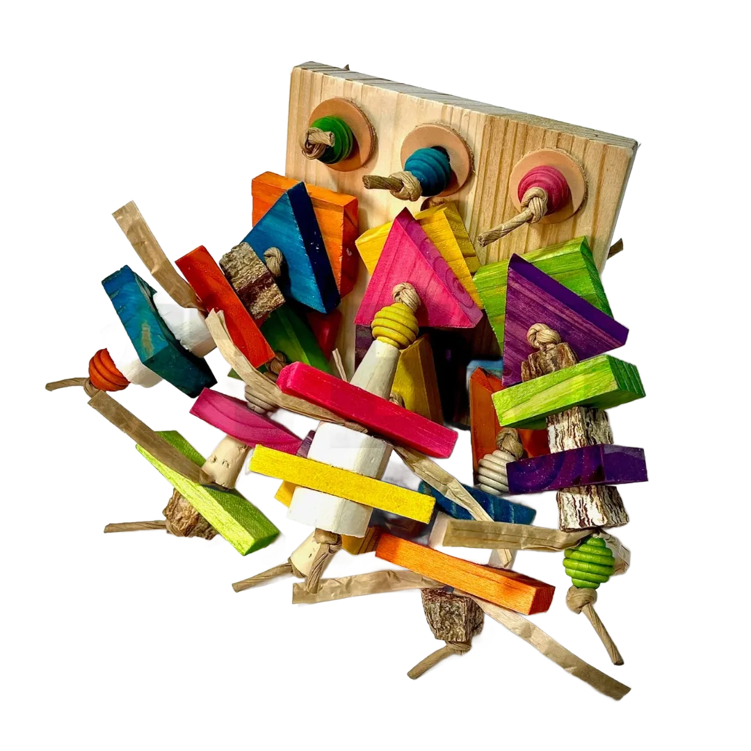 Paisley Small Refillable Cage Mount Toy by Bite Me Birdie