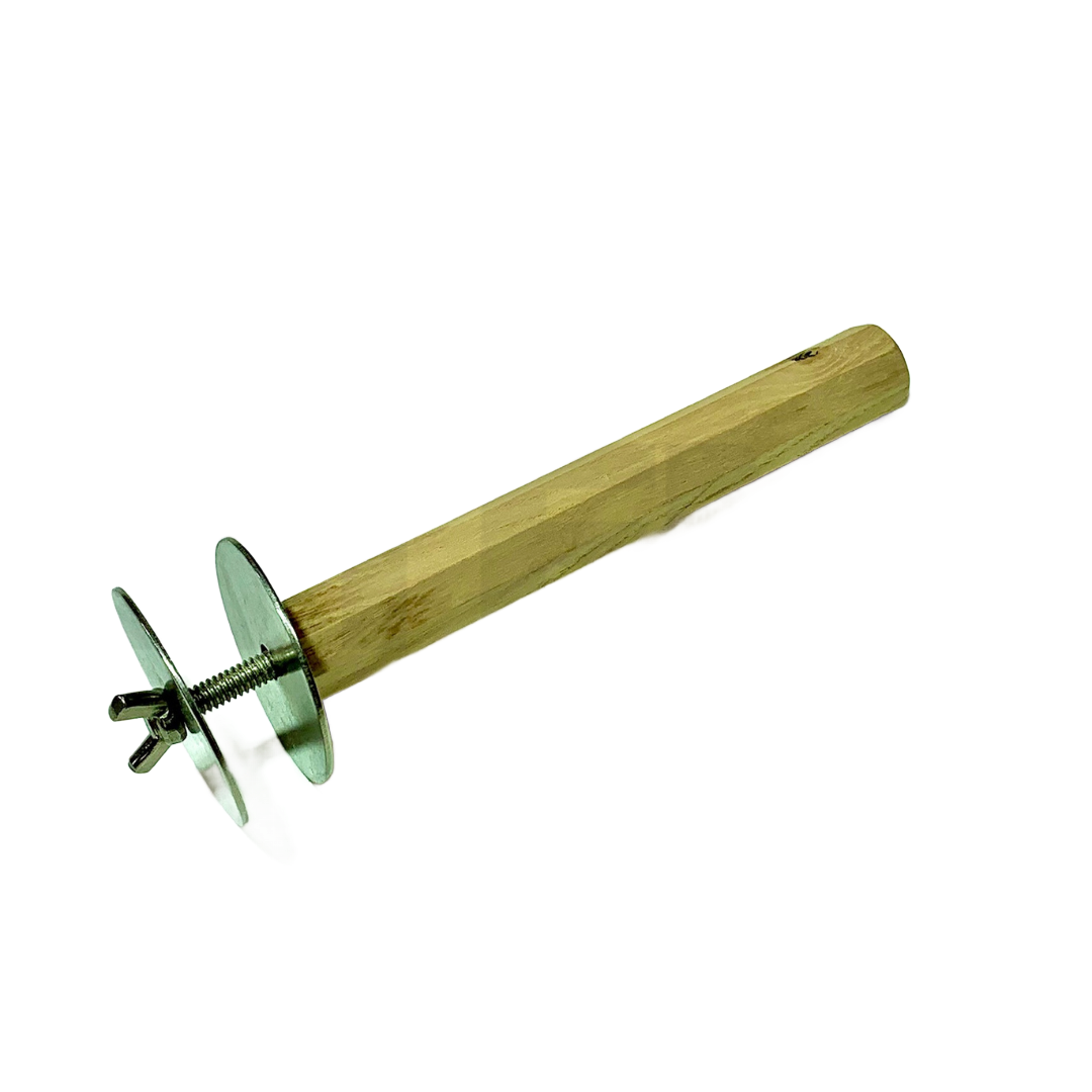 Small Natural Hard Ash Wood Perch 3/4&quot; diameter x 6&quot; length by Bite Me Birdie