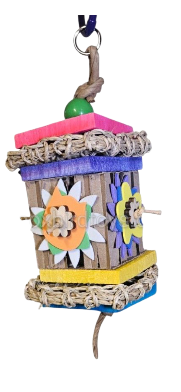 Munchie Cube Hanging Toy by Birdie Box Bird Toys
