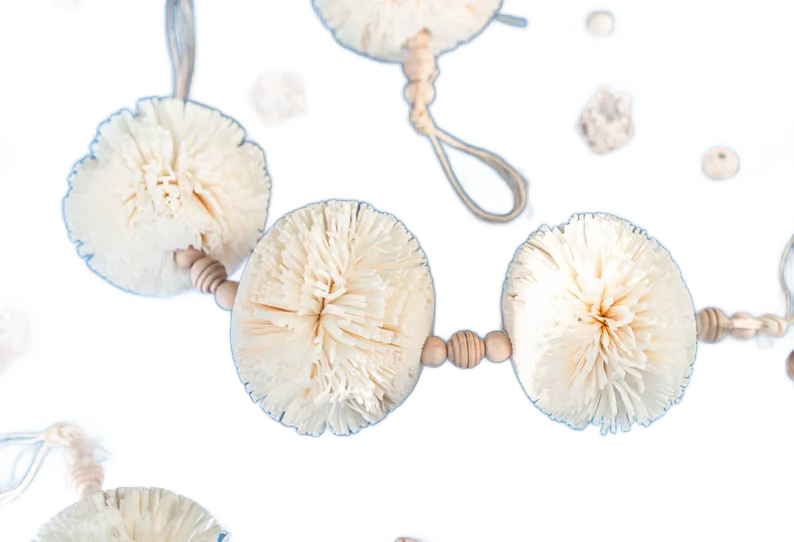 Snowball Garland  - by Little Dinos