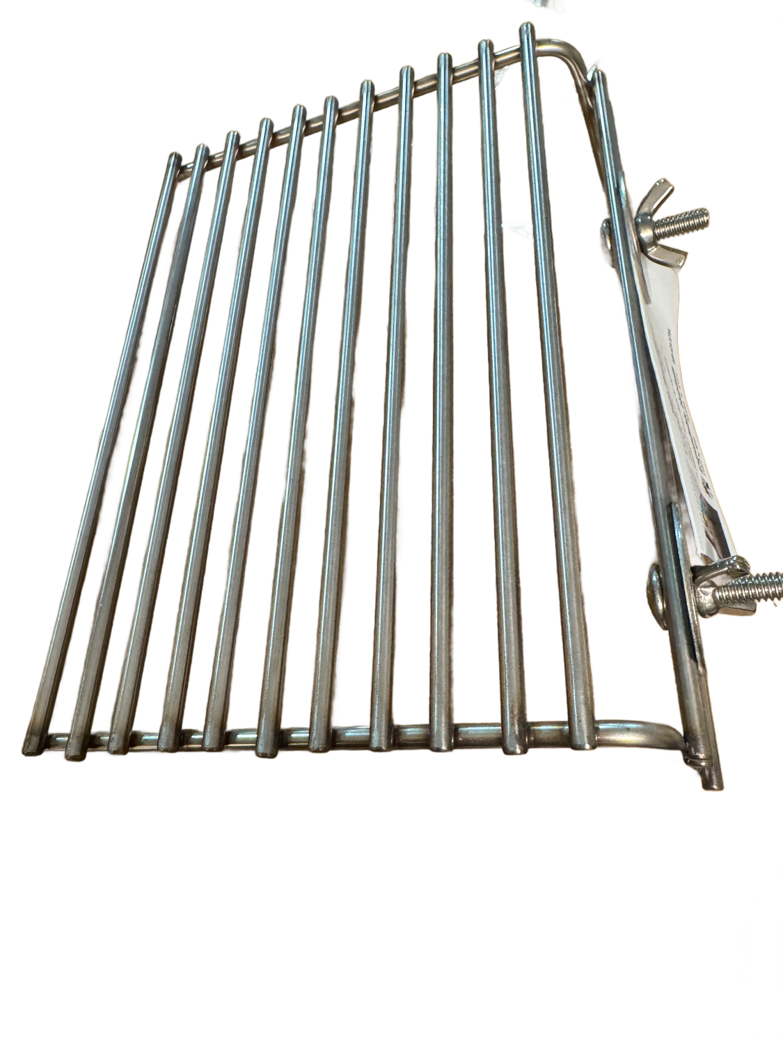 Stainless Steel Narrow Spaced 8&quot; x 5&quot; Side Mount Shelf Rests