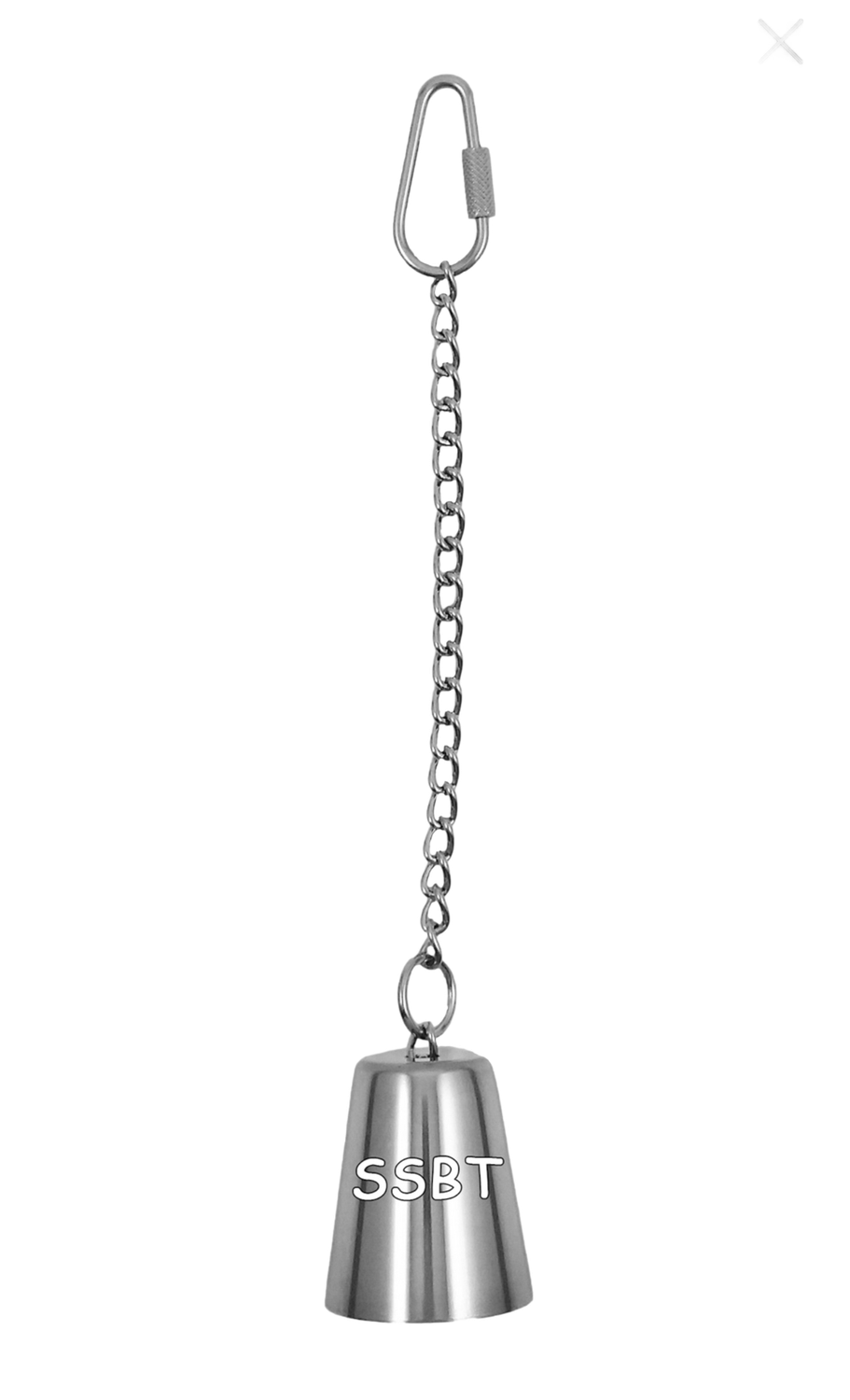 Stainless Steel Bell with refill chain - Hand made in the USA