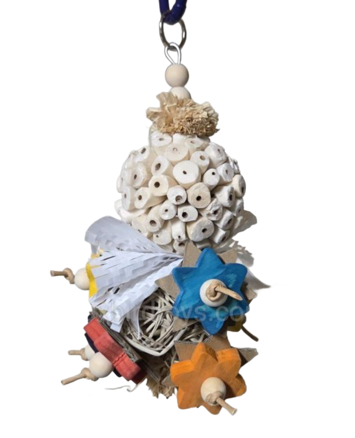 Popcorn Ball by Birdie Box Bird Toys