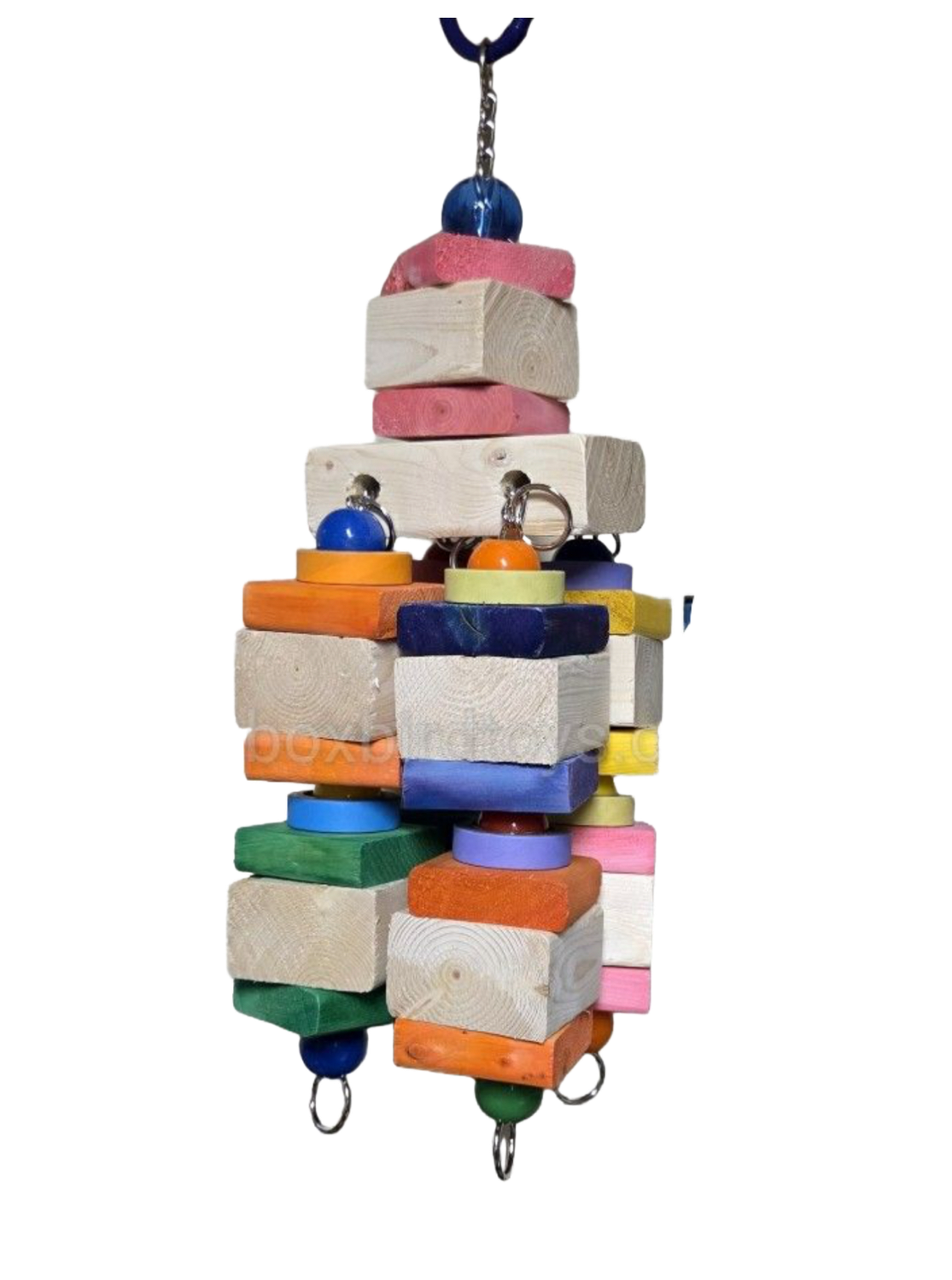 Bagel Blocks Toy by Birdie Box Bird Toys