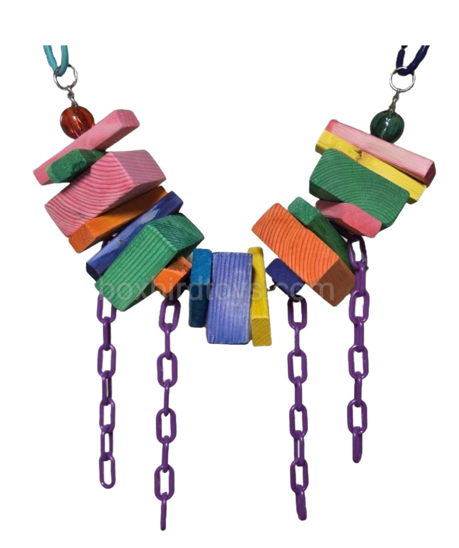 Block Chain Toy by Birdie Box Bird Toys
