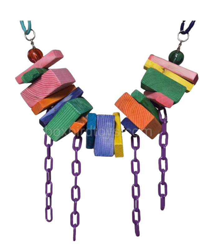 Block Chain Toy by Birdie Box Bird Toys