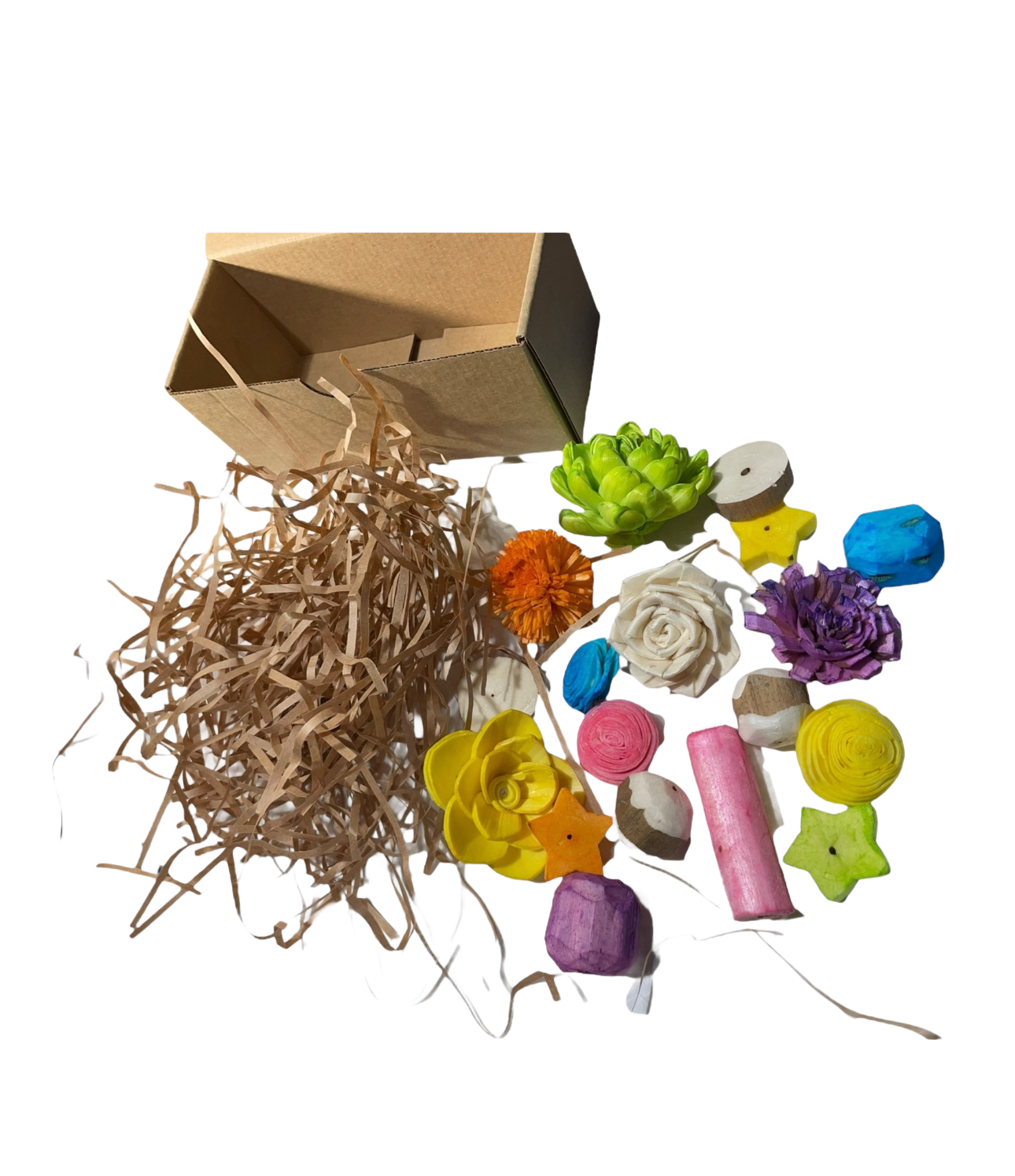 Sola Tie Up Foraging Box 6&quot; x 2&quot; x 2&quot; by Feathered Addictions