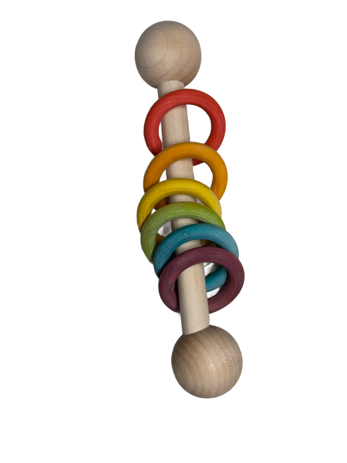 Ring a Ding Rattle Foot Toy  - by Feathered Addictions