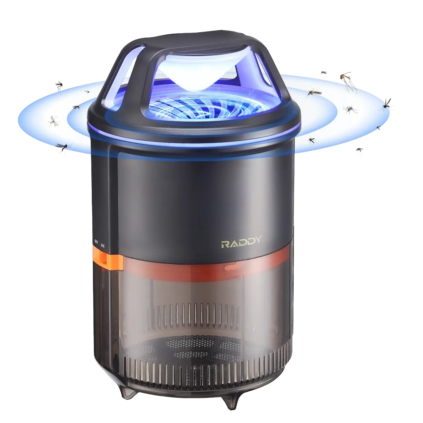 Raddy MS-1 Indoor Insect Trap - Anti Escape Design. No Sticky pads needed! Great for Fruit Flies, Mosquitos, Flies and more!