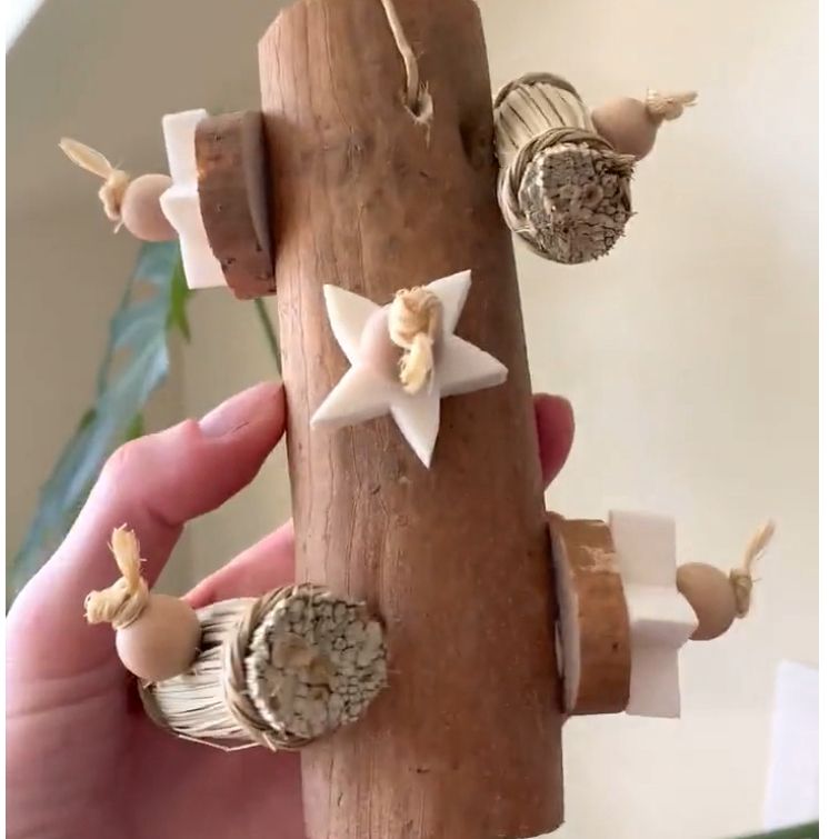 Sola Wood Chew Hanging Toy - by Little Dinos