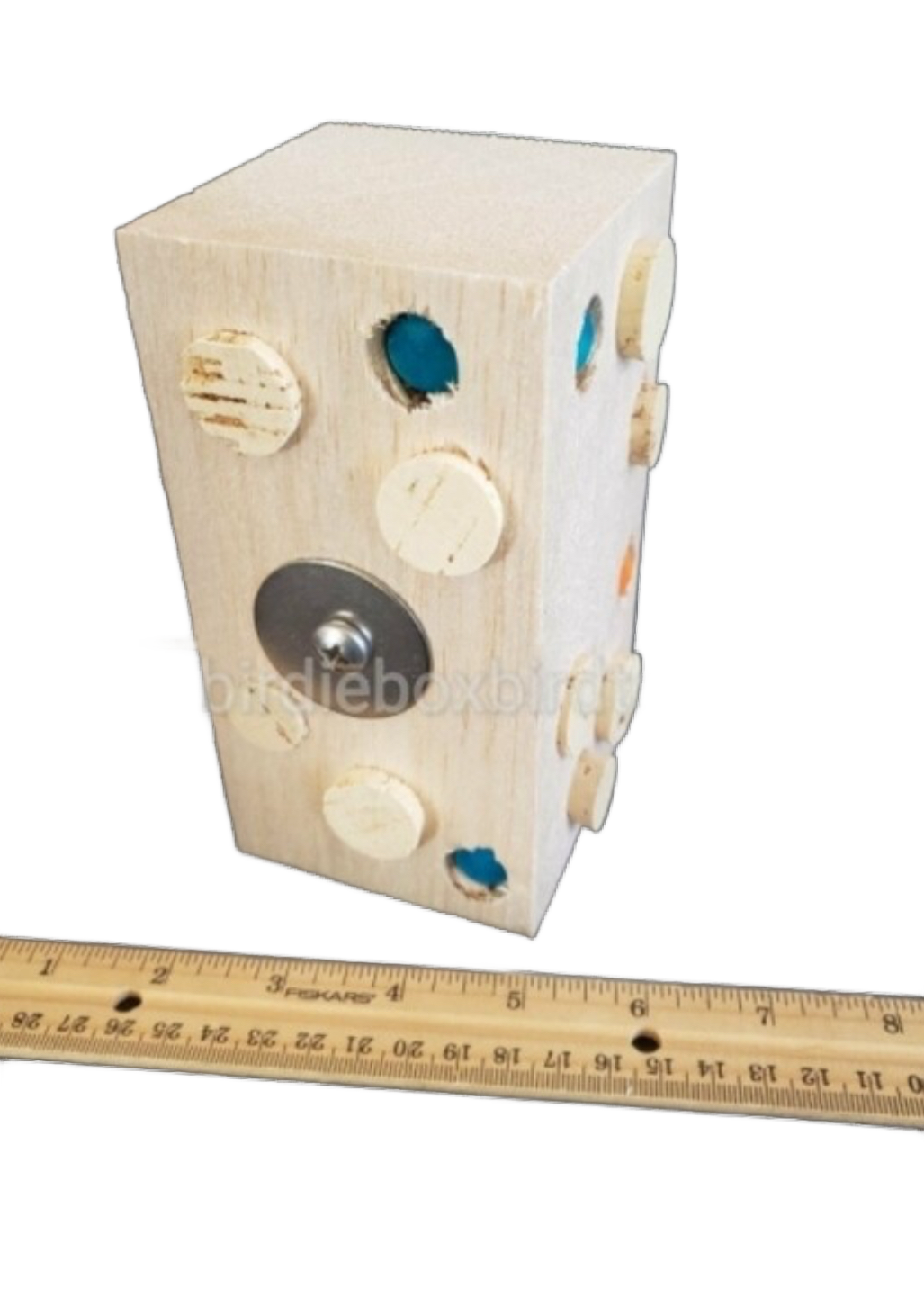Balsa Bingo Cage Mount by Birdie Box Bird Toys
