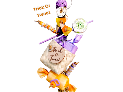 Trick or Tweet Seagrass Shredder by Peter Piper Parrots - Limited Edition