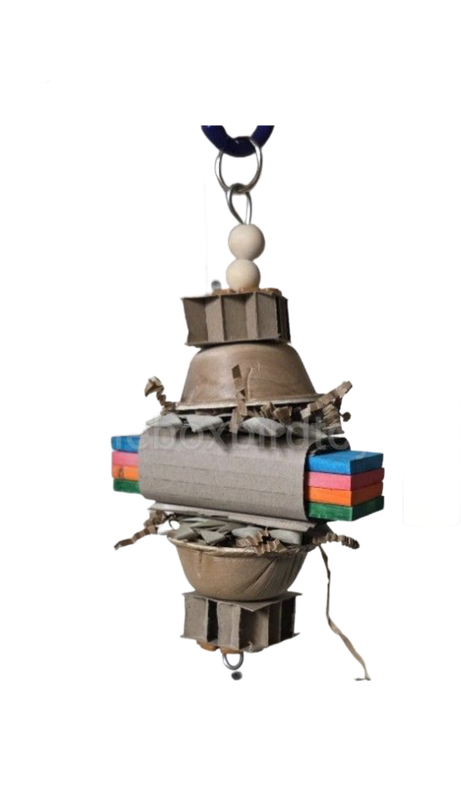 Mini Wee Woo Hanging Toy by Birdie Box Bird Toys