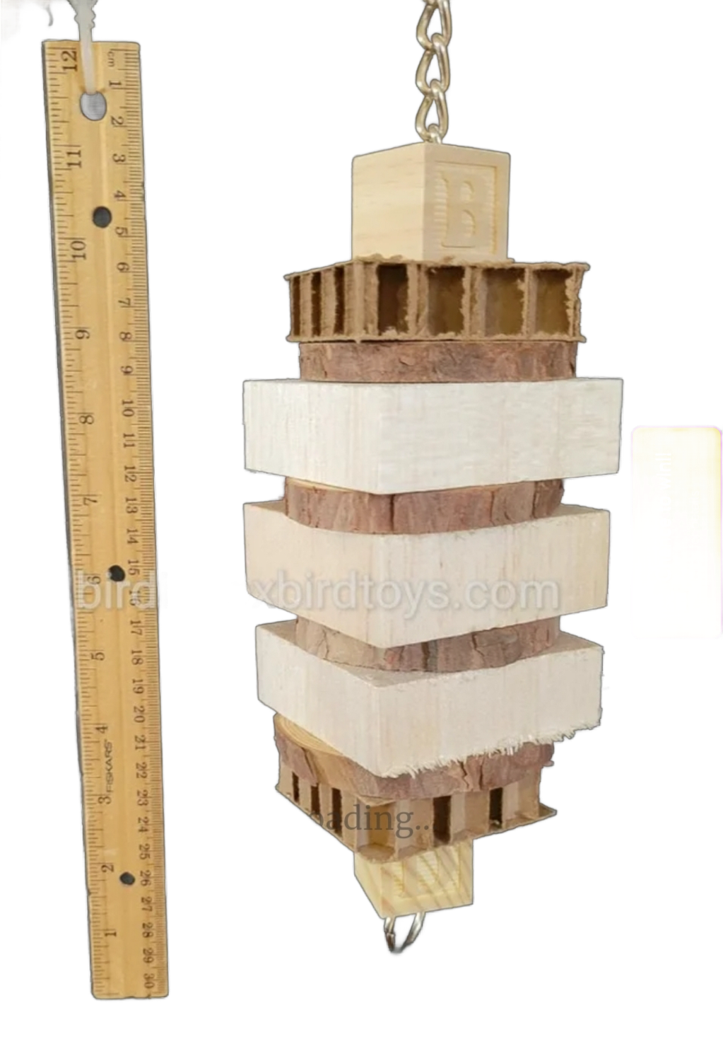 ABC Balsa n Pine by Birdie Box Bird Toys