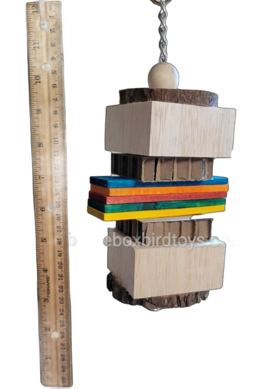 Two Woods by Birdie Box Bird Toys