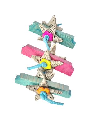 Twinkle Toes Natural Foot Toy Set of 2 for Small to Medium Birds for Small Birds by Pirate&#39;s Beak
