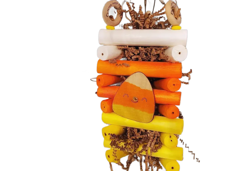 The Big Candy Corn Sola Tower Toy by Peter Piper Parrots