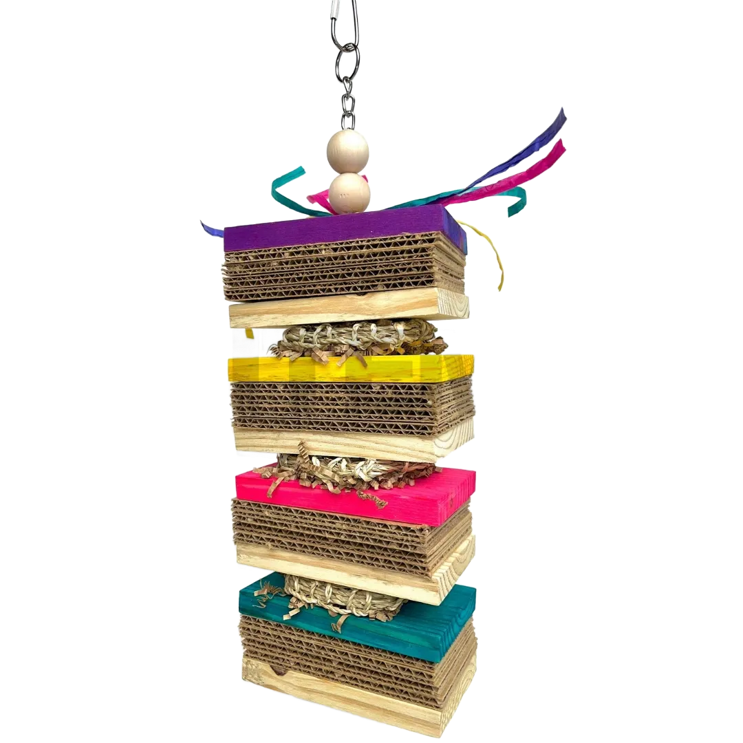Cyrus hanging toy for Medium and Large Size Birds by Bite Me Birdie