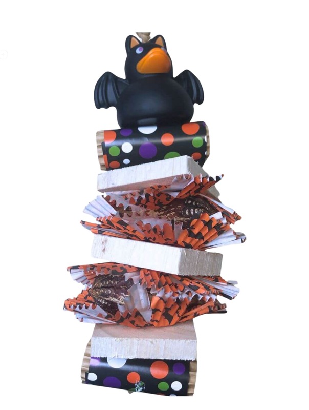 Halloween Shredder Hanging Toy by PDS Parrot Toys