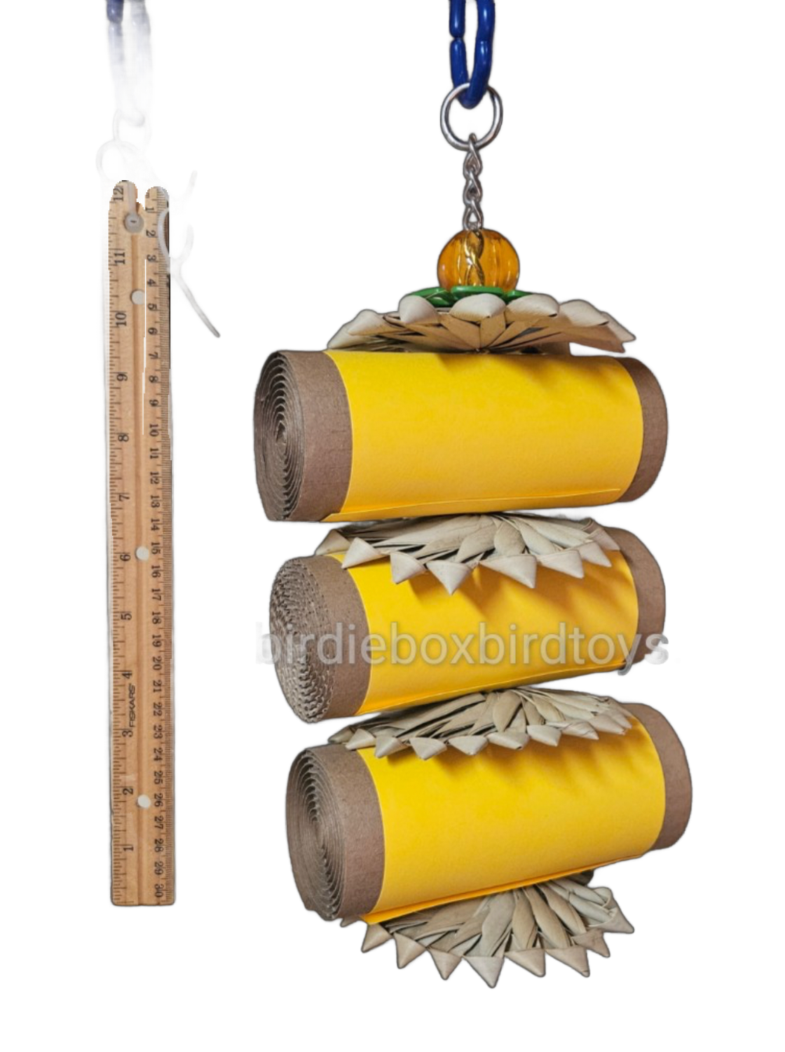 Palm Rolls by Birdie Box Bird Toys