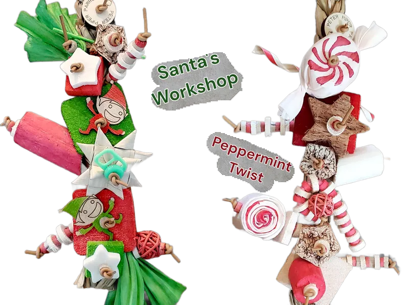 Santa&#39;s Workshop Shredder by Peter Piper Parrots - Limited Edition