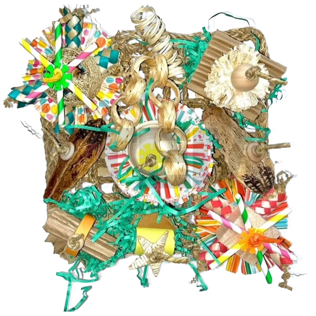 Phoenix cage mount toy by Bite Me Birdie