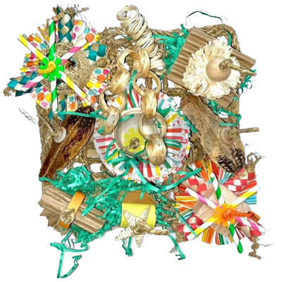 Phoenix cage mount toy by Bite Me Birdie