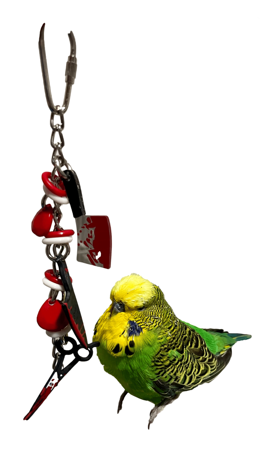 Cage of Knives Rattle Toy by Feathered Addictions